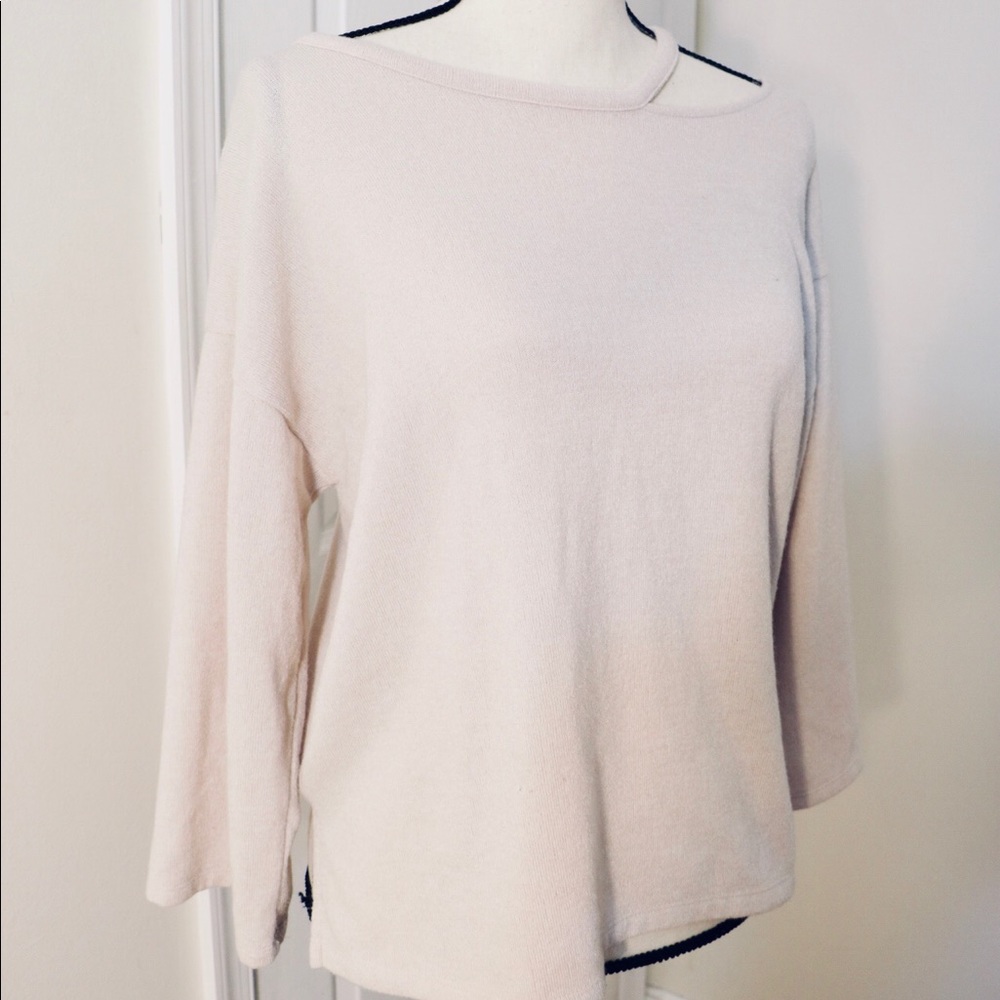 Sweater with mini split from Zara!